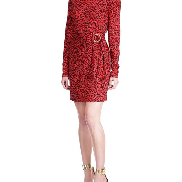 Michael Kors Women's Long Sleeve Wrap T-Shirt Dress ❤❤❤ - Picture 1 of 8